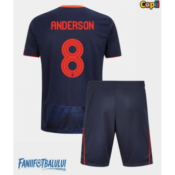 Nottingham Forest Elliot Anderson #8 Echipament de Fotbal Replică 2025-26 Copii Treilea (+ Șorturi)